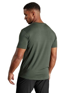 Camiseta Oversize de Algodón 100% Pesado de Lujo para Hombre, Cuello Mock, de Alta Calidad, Venta al por Mayor Personalizada - Product Image 4
