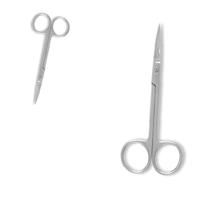 Ciseaux à cuticules et à ongles en acier inoxydable à lame courbée avec une pointe de coupe tranchante pour éliminer les peaux mortes - Product Image 4