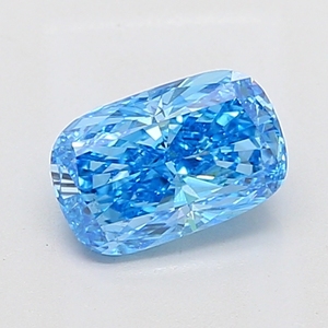 1.50ct <b>Cushion</b> Cut Lab Grown Diamond Fancy Vivid Blue VS2 IGI Certified CVD Loose Diamond Wholesale for Jewelry Making - Product Image 1