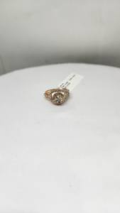 Elegante Anillo de Diamantes Naturales para Mujer, 9K, 0.95 Ct, HI SI, Chapado en Rodio, Peso Bruto 4.2g, Peso Neto 4.01g, Joyería Fina de Lujo para Mujer - Product Image 3