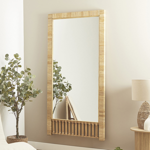 Espejo de pared decorativo de ratán natural al por mayor, espejo de cuerpo entero para dormitorio, sala de estar, entrada, de Vietnam - Product Image 6
