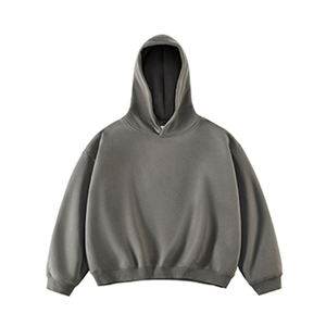 Sudadera con Capucha Premium para Hombre, Algodón de Alto Gramaje, Estilo Urbano Holgado, Sudadera de Moda - Product Image 5