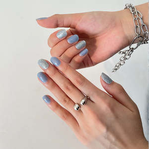 Coréen 100% Real Salon Quality Press on gel nails Gel Nail sticker manucure Wholesale Certified - Product Image 4