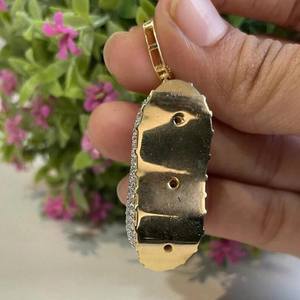 Zapatos de Hombre Estilo Hip Hop con Colgante de Moissanita Plateado en Rodio, Joyería de Moda Urbana Unisex de Plata 925 para Hombre - Product Image 3