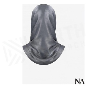 Women's Long Solid Gray Silk <b>Scarf</b> Elegant All Seasons Daily Wear Accessory - Product Image 2