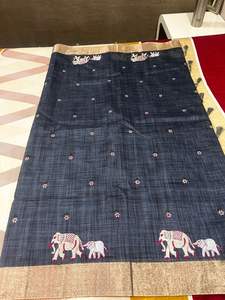 ผ้าซารีวิสโคสแบบดั้งเดิมสำหรับงานเลี้ยงฤดูหนาว Regal Gajraj - ซึมซับความชื้น ไม่ยับง่าย เหมาะสำหรับงานแต่งงานของผู้หญิง - Product Image 5