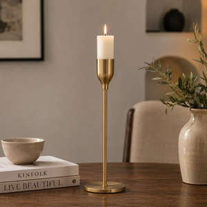<b>Tall</b> Brass Candlestick Holder Taper Candle Stand Home Decor <b>Table</b> Centerpiece Wedding Event Decoration Wholesale Supplier - Product Image 3