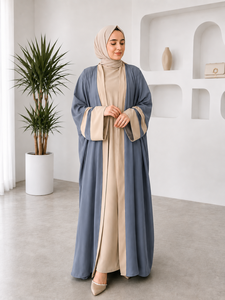 Stylish Middle Eastern Modest Wear Abaya Collection Loose Fit Batwing Sleeve Arabic Abaya <b>Dress</b> Modern Arabic <b>Kaftan</b> Style Maxi - Product Image 3