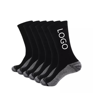 Chaussettes pour hommes de bonne qualité, design personnalisé, style unisexe, chaussettes de sport en coton, impression et broderie, chaussettes athlétiques pour hommes - Product Image 2