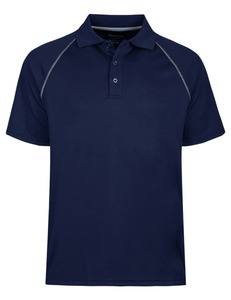 เสื้อโปโลแขนสั้นสีเบจสำหรับผู้ชาย ทรงปกติ สไตล์ลำลอง ผ้าถัก สีพื้น แต่งขอบตัดกัน ผ้าฝ้ายปิเก้ - Product Image 2