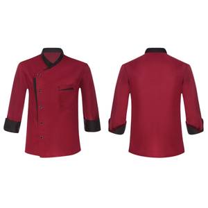 Uniforme de cuisine en coton à manches longues unisexe pour personnel de restaurant et d'hôtel, tenue de travail durable, fourni par le fabricant - Product Image 3