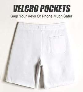 Pantalones Cortos Deportivos Casuales para Hombre, 100% Algodón, Felpa, Logotipo Personalizado, Transpirables, de Secado Rápido, Cintura Elástica, para Gimnasio y Entrenamiento - Product Image 2