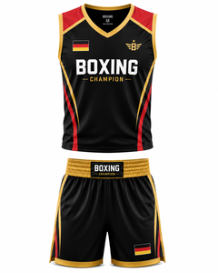 Ropa de Entrenamiento de Artes Marciales de Secado Rápido, Transpirable, de Nailon, Traje de Combate, Logotipo Frontal, Venta al Por Mayor Transfronteriza, Hecho a Medida - Product Image 1