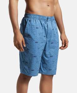 Shorts longs décontractés pour hommes, vente en gros, avec logo personnalisé, séchage rapide et 100 % coton, pour la plage et l'été - Product Image 1