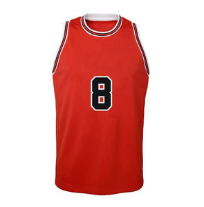 Maillot de basket-ball sur mesure de haute qualité Couleurs personnalisées Tailles personnalisées Logo Unisexe Grande taille Respirant Séchage rapide - Product Image 6