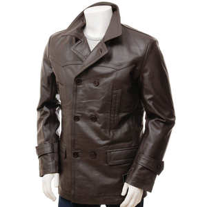 แจ็คเก็ตหนังผู้ชายสไตล์ไฮสตรีทล่าสุด ทรงปกติ บางและมีสไตล์ พร้อมบริการ OEM ODM แจ็คเก็ตฤดูหนาว - Product Image 1