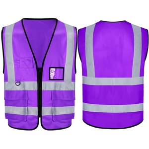 Chaleco de Seguridad Personalizado con Logotipo, Informal, para Trabajo de Construcción, con Bolsillos, Sin Mangas, de Algodón, Servicio OEM - Product Image 4