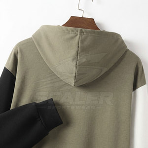 Sudadera con Capucha Oversize de Algodón Mezclado para Hombre, Estilo Urbano, Tejido Suave, Corte Regular, Invierno, Secado Rápido, Transpirable - Product Image 3