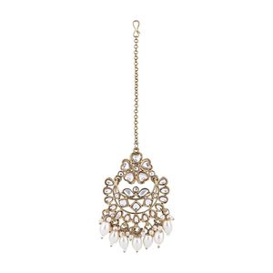 Ensemble collier et boucles d'oreilles en alliage plaqué or rose avec perles d'imitation et véritables perles, bijoux de mode pour femmes, pour les soirées - Product Image 5