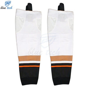 Chaussettes de hockey sur glace personnalisées, respirantes, écologiques, antibactériennes, pour équipes professionnelles, durables, extensibles, pour joueurs adultes - Product Image 3