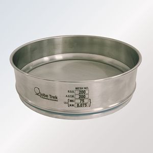 ตะแกรงทดสอบลวดสานสแตนเลส ASTM E11 ISO 3310 ขนาด 200 เมช แบบทอธรรมดา สำหรับกรองในห้องปฏิบัติการ - Product Image 3