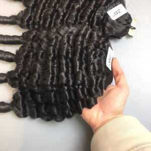 Extensiones de cabello humano vietnamita Fancy Curl, paquete de cabello liso natural, cabello tejido - Product Image 2