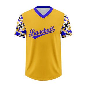 High Quality Adult Custom V Neck <b>T</b>-<b>Shirt</b> Breathable Fitness <b>Baseball</b> Team Short Sleeve 100% Polyester Sports <b>Men</b> V-Neck <b>T</b>-<b>Shirt</b> - Product Image 3