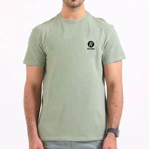 Camisetas de Lona Transpirables y Modernas para Hombre, de la Mejor Calidad, con Logotipo Personalizado, 100% Algodón, Venta al Por Mayor - Product Image 1