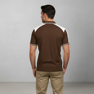 Polo Personalizado para Hombre, 100% Algodón Tejido, 2 Tonos, Corte Regular, Manga Corta, Logotipo Impreso por Transferencia de Calor, Estilo Hip Hop - Product Image 6