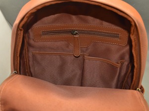 High Quality <b>Leather</b> <b>Laptop</b> Backpack for <b>Women</b> New Trendy Fashion Large Capacity Travel Shoulder <b>Bags</b> with Zipper Closure - Product Image 3