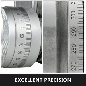 Tavola Rotante Orizzontale/Verticale da 8 Pollici/200 MM con 3 Fessure per Fresatrice, Componenti Centrali con Ingranaggi MT 3 - Product Image 4