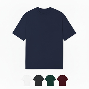 Camiseta Lisa de Algodón 100% de Alta Calidad, 240GSM, 280GSM, 300GSM, Impresión Personalizada, Marca Privada, Premium, Talla Grande - Product Image 1