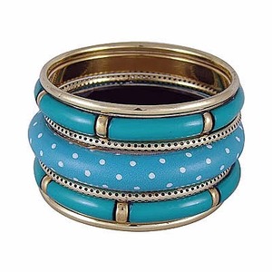 Conjunto de Brazaletes con Bisel de Mariposa en Latón Tono Oro Rosa, Hecho a Mano, Tradicional, Redondo, Joyería de Moda para Mujer, Accesorio de Regalo - Product Image 3