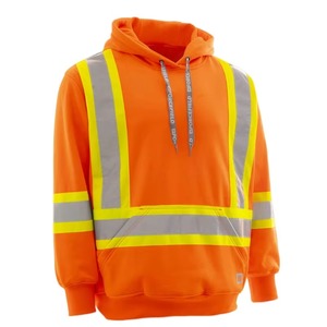 Sweat-shirt de travail réfléchissant haute visibilité pour l'hiver, pull de sécurité pour la construction, uniforme de signalisation - Product Image 5