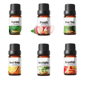 Set de Aceites Esenciales Puros de Aromaterapia, 10 ml, Lavanda, Aire Fresco, Floral, Difusor, Hidratante Corporal, Semillas, Para Todo Tipo de Piel - Product Image 1