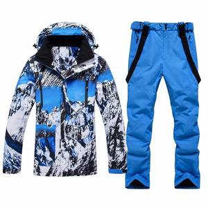 Vêtements de ski pour hommes en gros, combinaison de snowboard respirante pour l'hiver, design personnalisé, vêtements de sport de montagne en plein air, logo OEM, vêtements de ski pour hommes - Product Image 1