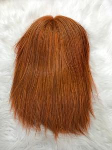 Extensiones de cabello virgen vietnamita Peluca frontal de encaje Máquina teñida Trama doble Estilo recto Tejido de cabello Color marrón Remy - Product Image 4