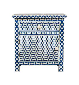 Coffre à tiroirs moderne et écologique de bonne qualité avec incrustation d'os de chameau, artisanat à la mode pour la maison et l'école d'Inde - Product Image 1