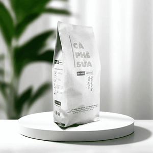 Café tostado oscuro con café molido con sabor a leche de avellana, bolsa de 1kg, rico sabor cremoso para pedidos personalizados y OEM - Product Image 3