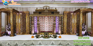 Moderno y Espectacular Mandap para Bodas de Gran Estilo, Impresionante Conjunto de Mandap para Bodas del Sur de la India, Decoración para Bodas, Mandap para Bodas en EE. UU. - Product Image 2