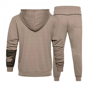 Pantalones Deportivos de Algodón para Hombre, Color Sólido, Cintura con Cordón, Corte Regular, Largos, Transpirables, para Otoño - Product Image 1