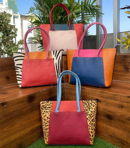 Bolsos de hombro de cuero reciclado con estampado animal nuevo diseño ODM/OEM fábrica de cuero colorido personalizado Bolsos De Mujer al por mayor proveedor - Product Image 4