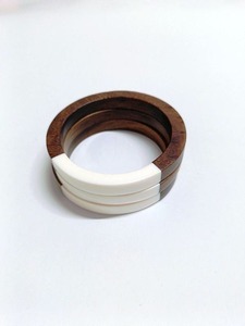 Brazalete de Resina ALTAMASH CRAFT, Estilo Transparente, Hecho a Mano, Ecológico, Superficie Lisa, Ligero, Simple, para Uso Diario en el Hogar - Product Image 2
