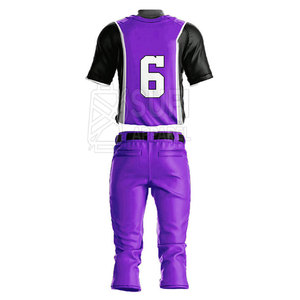 Uniforme de Béisbol Transpirable 100% Poliéster para Equipos, con Jersey y Pantalón Personalizables, Disponible al por Mayor - Product Image 2