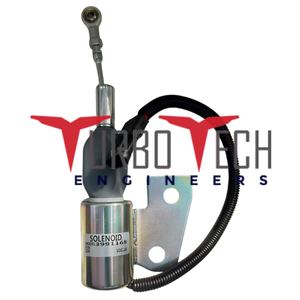 Válvula Solenoide de Corte de Combustible 3991168 SA-4941-24 Compatible con Motor Cummins 4BT5.9 de Hyundai R130 R130-5 - Product Image 1