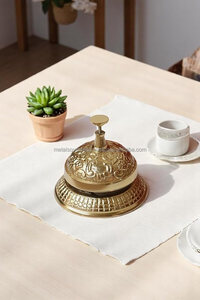 Top bán Brass bàn chuông Antique hoàn thành kim loại bảng chuông sử dụng cho nhà văn phòng và khách sạn nhà hàng để bán thấp nhất tỷ lệ - Product Image 3