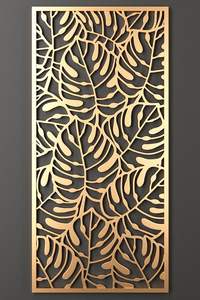 Panel Decorativo de Privacidad de Metal Cortado con Láser CNC Personalizado para Cercas de Jardín, Balcones y Separadores de Habitaciones - Product Image 2