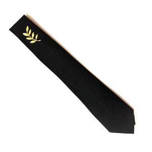 Corbata con Emblema de la Logia, Hecha en Pakistán, de Alta Calidad, Corbata Masónica de Geometría Sagrada, Corbata Los Pilares de la Fuerza - Product Image 6