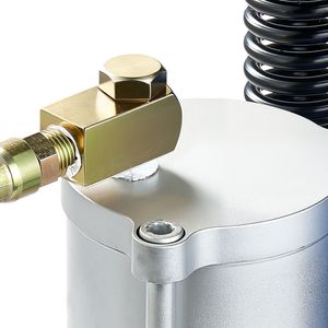 Cric hydraulique pneumatique de 20 tonnes (44092 lb) avec plage de levage de 10,2 à 19,5 pouces, cric de voiture robuste soudé, utilisation pneumatique/manuelle - Product Image 4