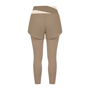 Custom Private Label <b>Womens</b> 2 1 <b>Shorts</b> Built-in <b>Leggings</b> for High Waist Four-Way Stretch Quick Dry Fitness Running - Product Image 4